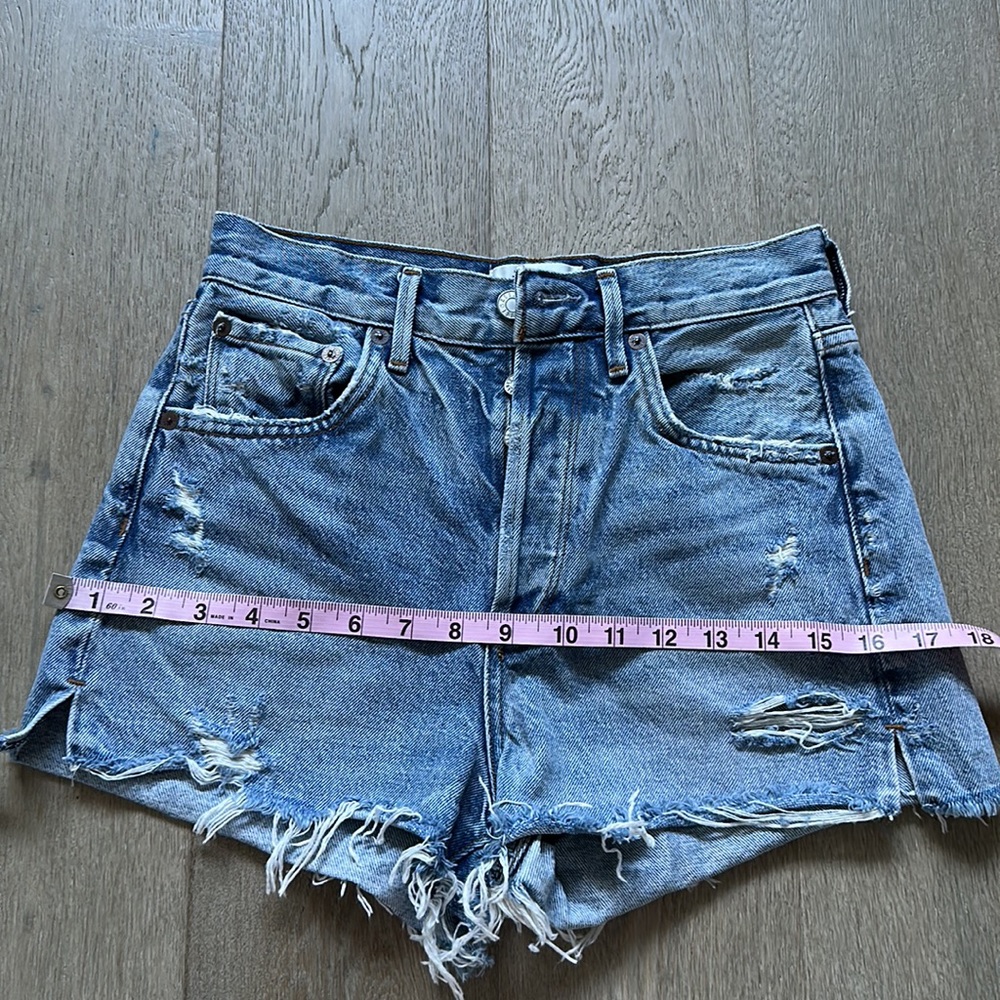 EUC Agolde Jaden shorts in surreal size 24 - Picture 10 of 13